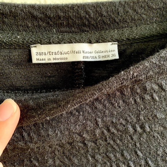 Zara Trafalac Fall/Winter Blk Pullover Sweater - Picture 3 of 5